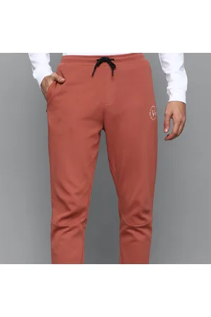 Buy Allen Solly Men Colorblock Regular Fit Green Track Pants online