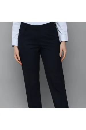 Buy Allen Solly Men Black Trousers online
