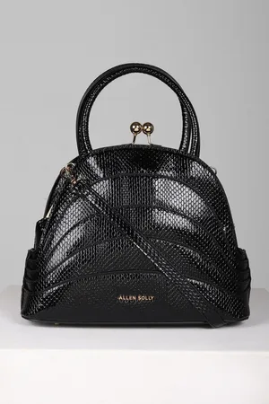 Buy Allen Solly Women Black Solid Shoulder Bag - Handbags for Women 8526997  | Myntra