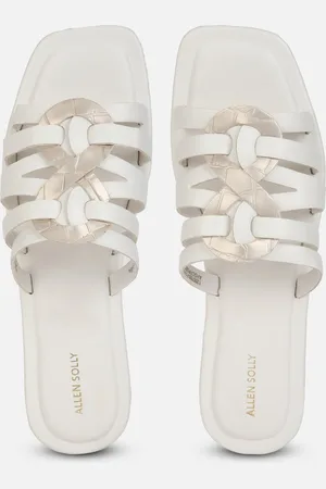 Allen Solly White Flip Flops