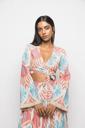 Anushé Pirani Wrap & Tie Top
