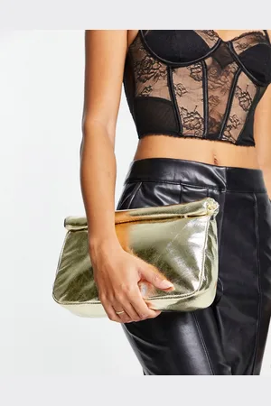 ASOS Roll top clutch bag in
