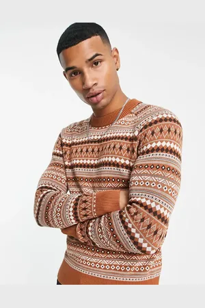 Gianni Feraud Long sleeve fairisle jumper in