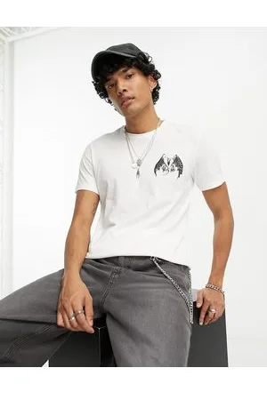 AllSaints Carlton Ramskull Logo T-Shirt in Black