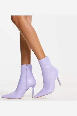 Raid Tamrya stiletto ankle boots in lavender