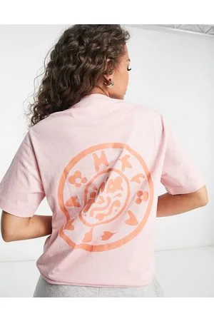 Farah Jeff boyfriend fit t-shirt in mid with back print