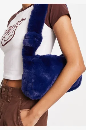 Threadbare Ski faux fur shoulder bag in