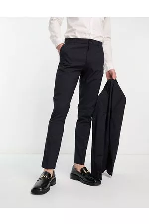 Black LeatherLook Trousers  New Look