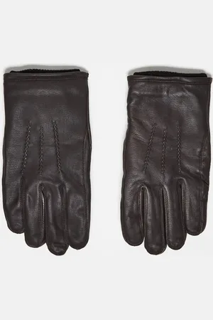 French Connection Leather gloves in