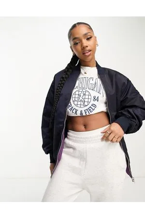 Beseve Los Angeles Oversized Bomber Jacket Women Y2k E Girl India | Ubuy