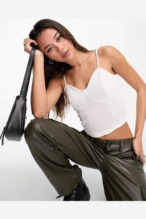 Pieces® Corset cami top in