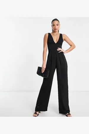 NaaNaa Satin jumpsuit in