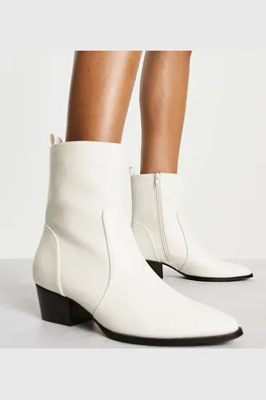 Glamorous Ankle western boots in off