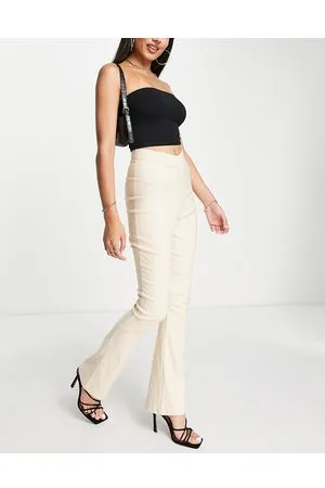 Formal High Waist Flared Trousers (with Pockets)- Ultimate Black –  Nikki.KClothing