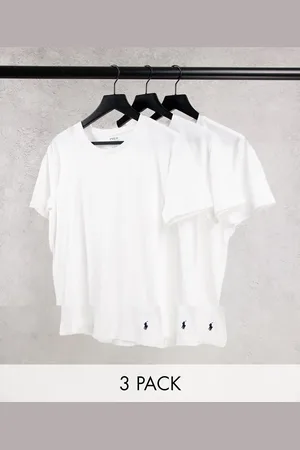 Ralph Lauren 3 pack t-shirts with pony logo in