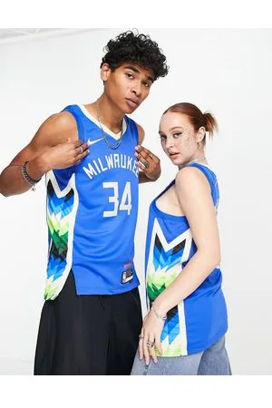 Nike Basketball NBA Boston Celtics Dri-FIT City Edition jersey vest in blue