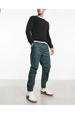 Crinkle virgin wool cargo trousers | GIORGIO ARMANI Man
