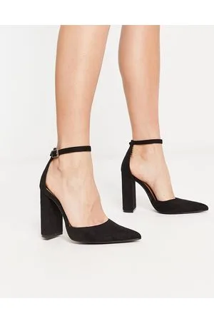 Truffle Collection Block heeled pointed shoes in
