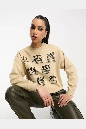 Honour HNR LDN angel numbers sweatshirt in natural