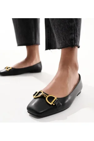 ASOS Leighton square toe ballet flats in