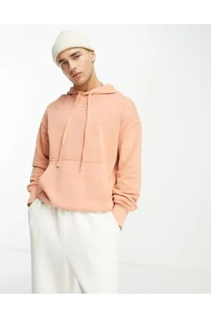 Relaxed Fit Hoodie - Light pink - Men