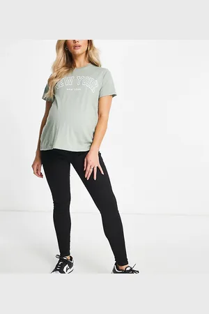 ASOS ASOS DESIGN Maternity skinny jeans in with over the bump waistband