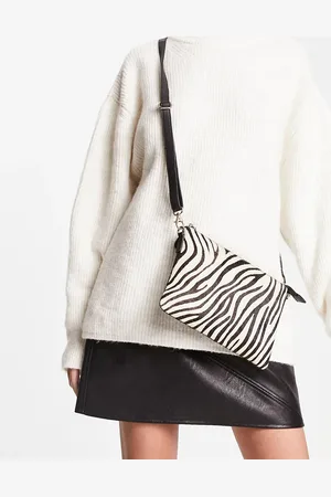 Urban Code Leather crossbody bag in zebra print