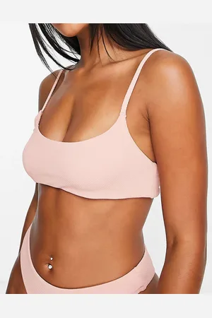 NA-KD Round neck bikini top in