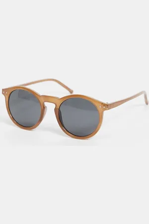 ASOS Retro round sunglasses with smoke lens in
