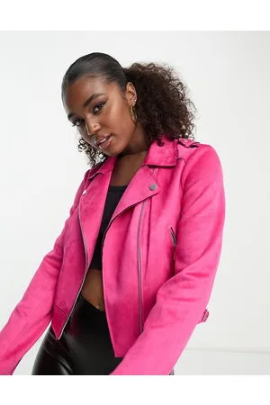 Buy online Light Pink Faux Leather Jacket from jackets and blazers and coats  for Women by Arrow for ₹1880 at 60% off | 2024 Limeroad.com