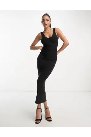 Fashionkilla Sculpted scoop neck maxi dress in