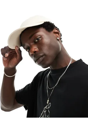 ASOS Soft baseball cap in ecru cotton