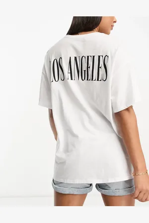 RVCA X STELLA NY LA oversized boyfriend t shirt in