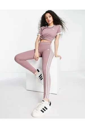 Women's Clothing - adidas Ski Chic Allover Print Tights - Beige