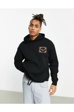 The Couture Club pullover hoodie in beige with photo back print