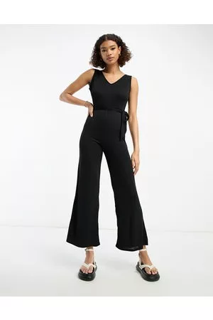 River Island Strappy jumpsuit in