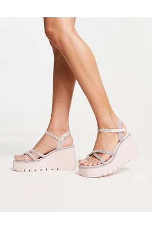 Madden girl white online platform sandals