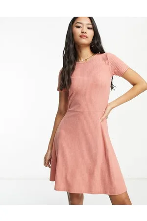 ONLY Short sleeve skater dress in