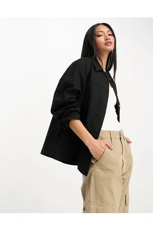 ASOS Lightweight cotton pocket shacket in