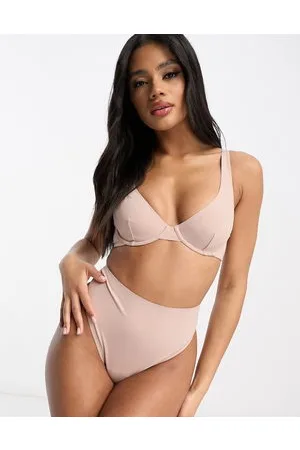 ASOS Marina smoothing underwire bra in mink