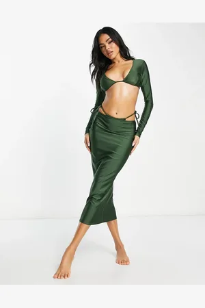 Public Desire Slinky mid waist midi skirt in cyprus