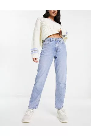 Lee Women Straight Jeans - Lee carol straight leg jeans in acid light denim
