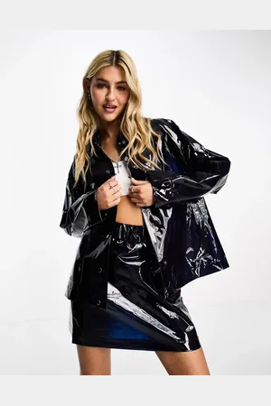 Noisy May Transparent waterproof raincoat co-ord in