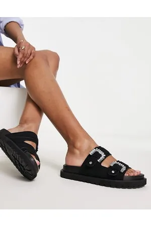 Prada Calfskin Buckle Sporty Sandals - Bergdorf Goodman