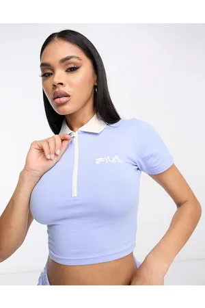 Fila zip hot sale crop top