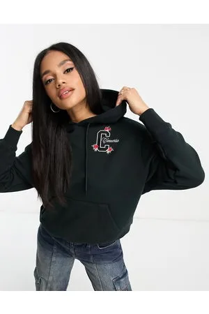 Converse Floral embroidery hoodie in