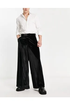 Dolce & Gabbana Women's Kim Extreme Wide Leg Distressed Jeans in Black |  LN-CC®