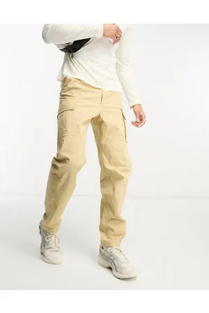 heritage anticline cargo trousers in stone