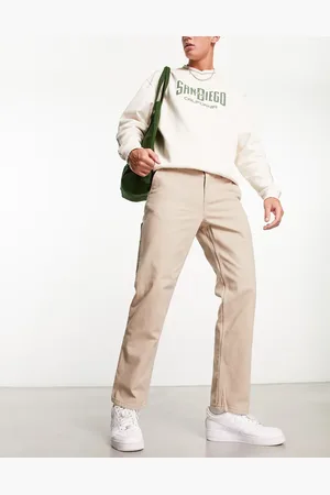 New Look Carpenter trousers in camel