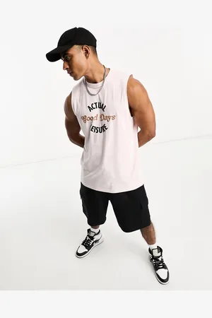 ASOS ASOS Actual relaxed vest with good days front embroidery in